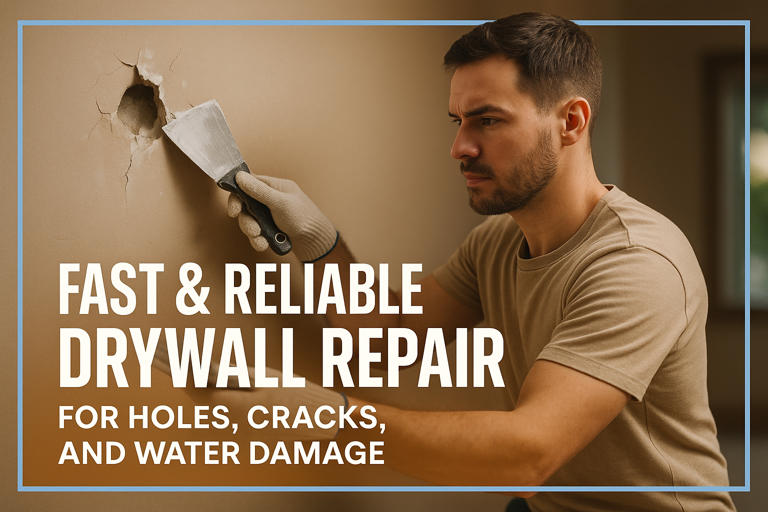 Fast & Reliable Drywall Repair for Holes, Cracks, and Water Damage