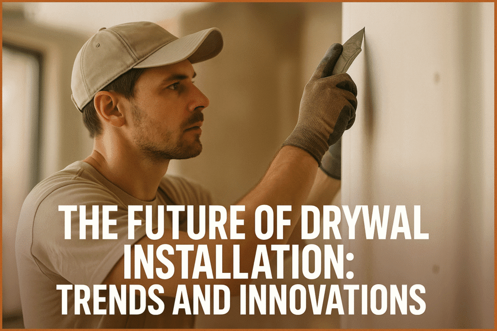 The Future of Drywall Installation Trends and Innovations