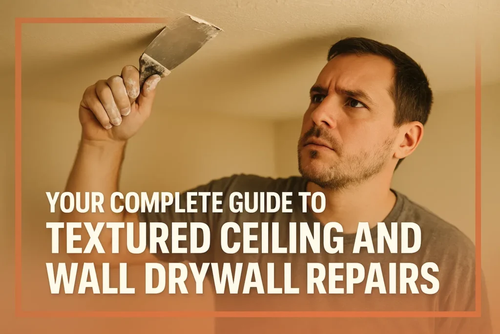 Your Complete Guide to Textured Ceiling and Wall Drywall Repairs