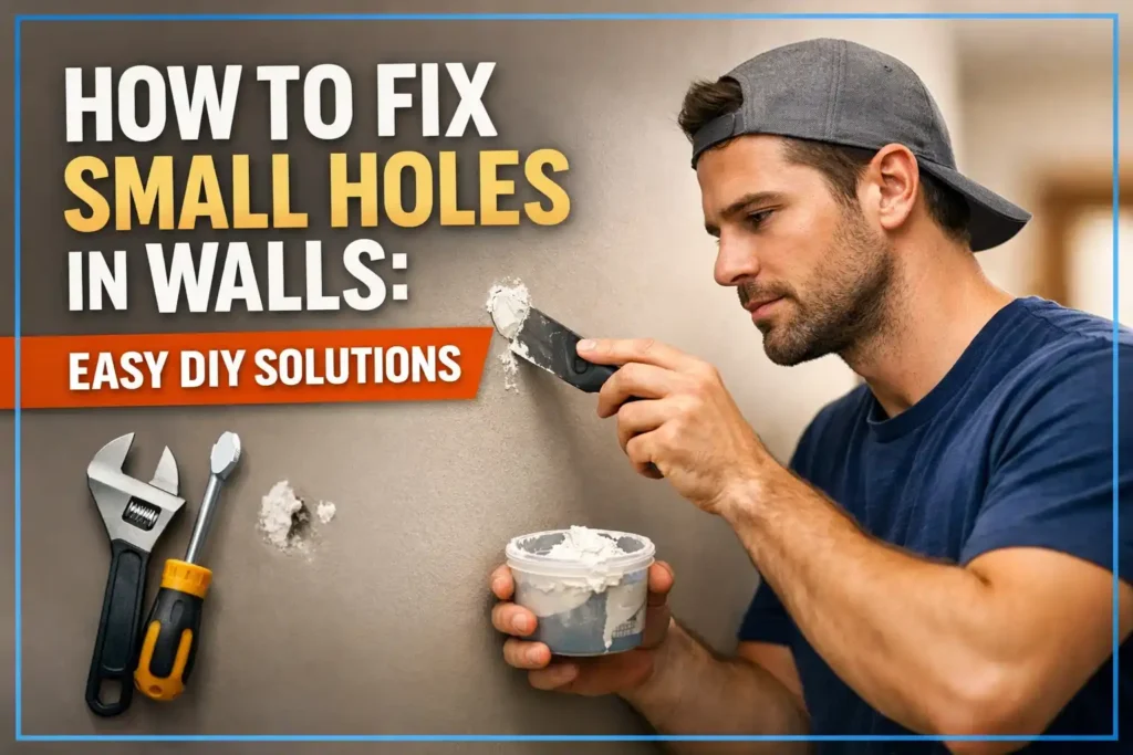 How to Fix Small Holes in Walls: Easy DIY Solutions