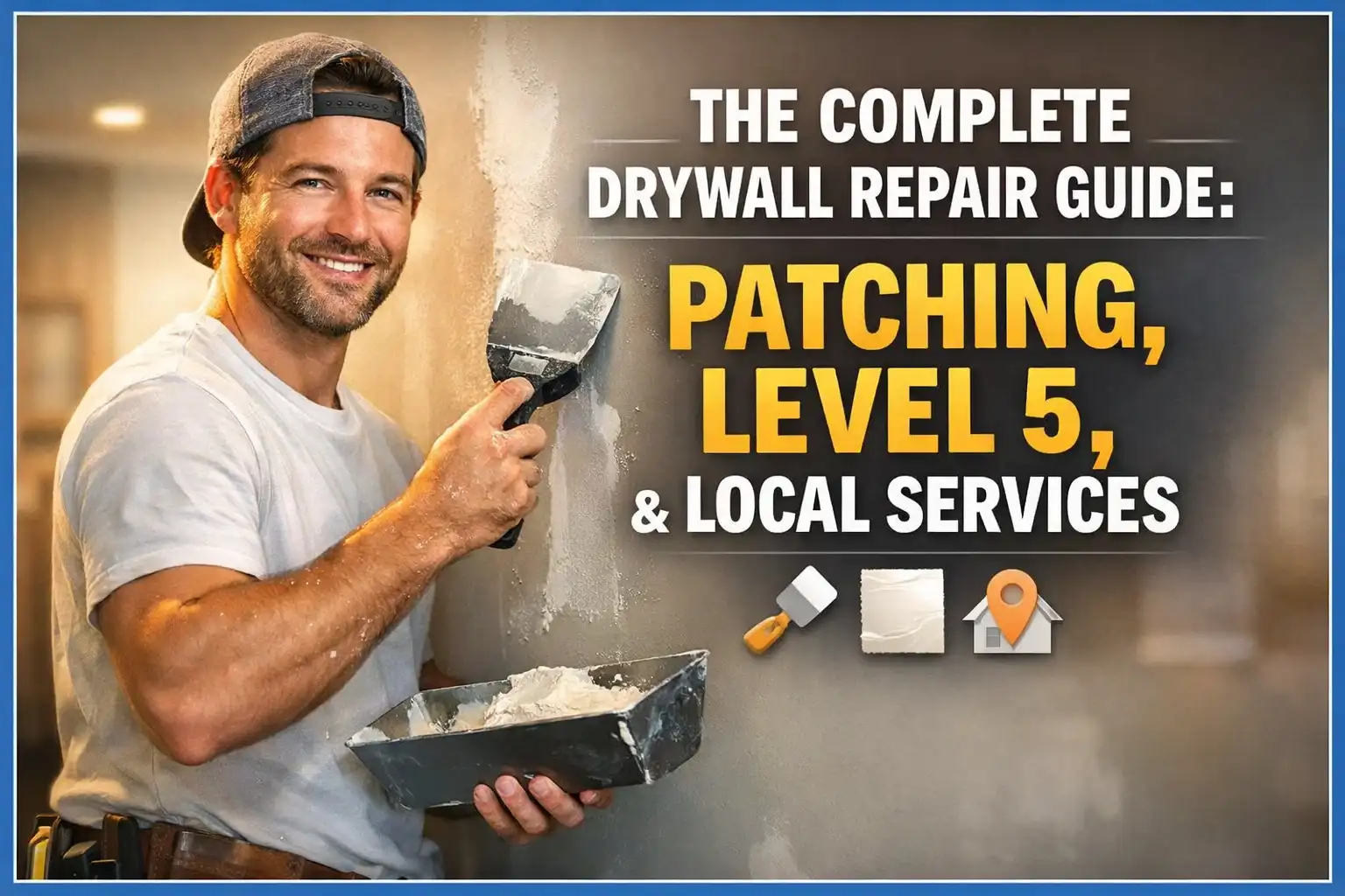 The Complete Drywall Repair Guide: Patching, Level 5, & Local Services 