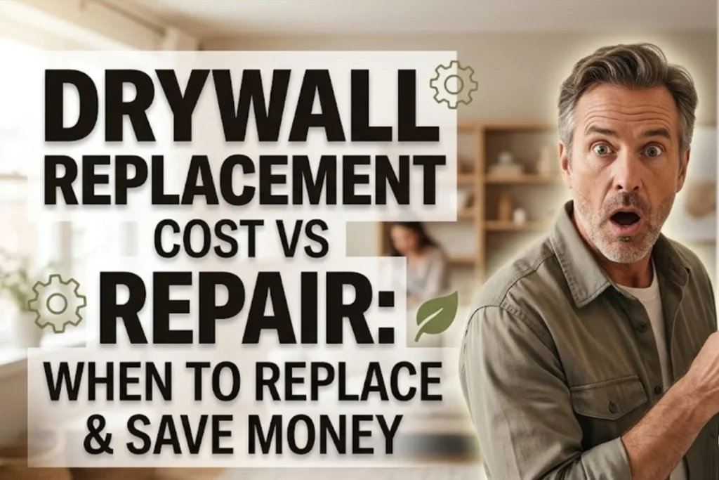 Drywall Replacement Cost vs Repair: When to Replace & Save Money