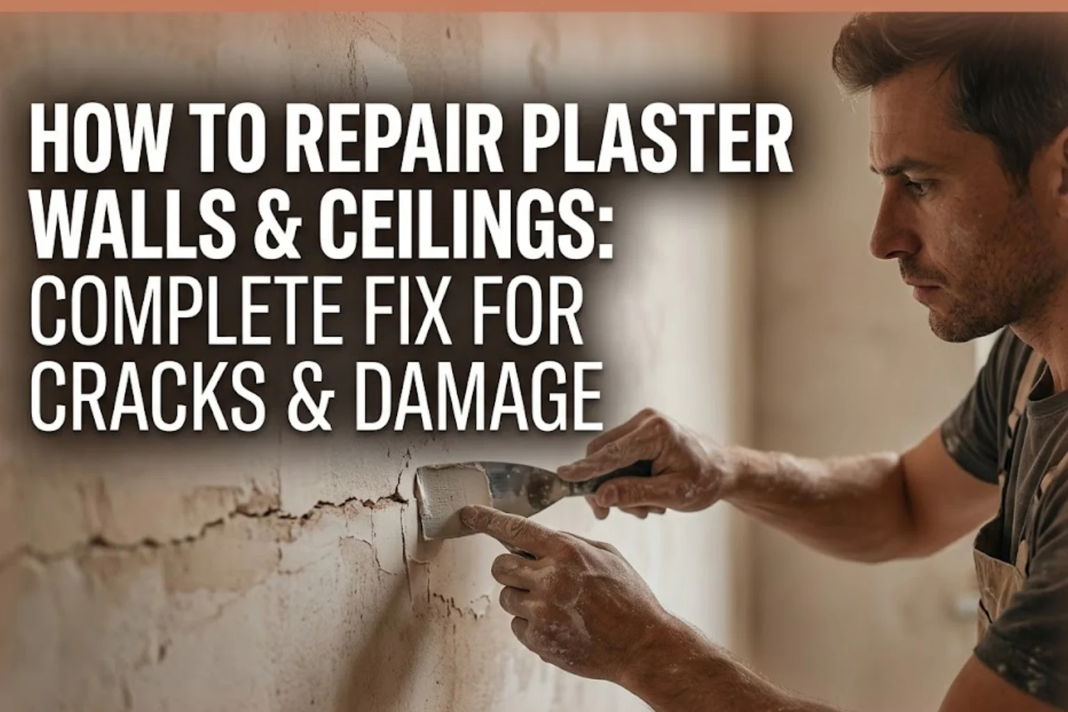 How to Repair Plaster Walls & Ceilings: Complete Fix for Cracks & Damage