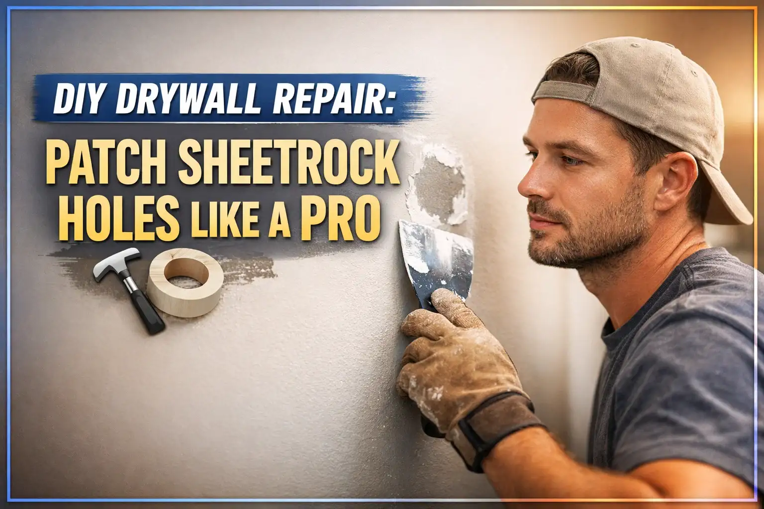 DIY Drywall Repair: Patch Sheetrock Holes Like a Pro