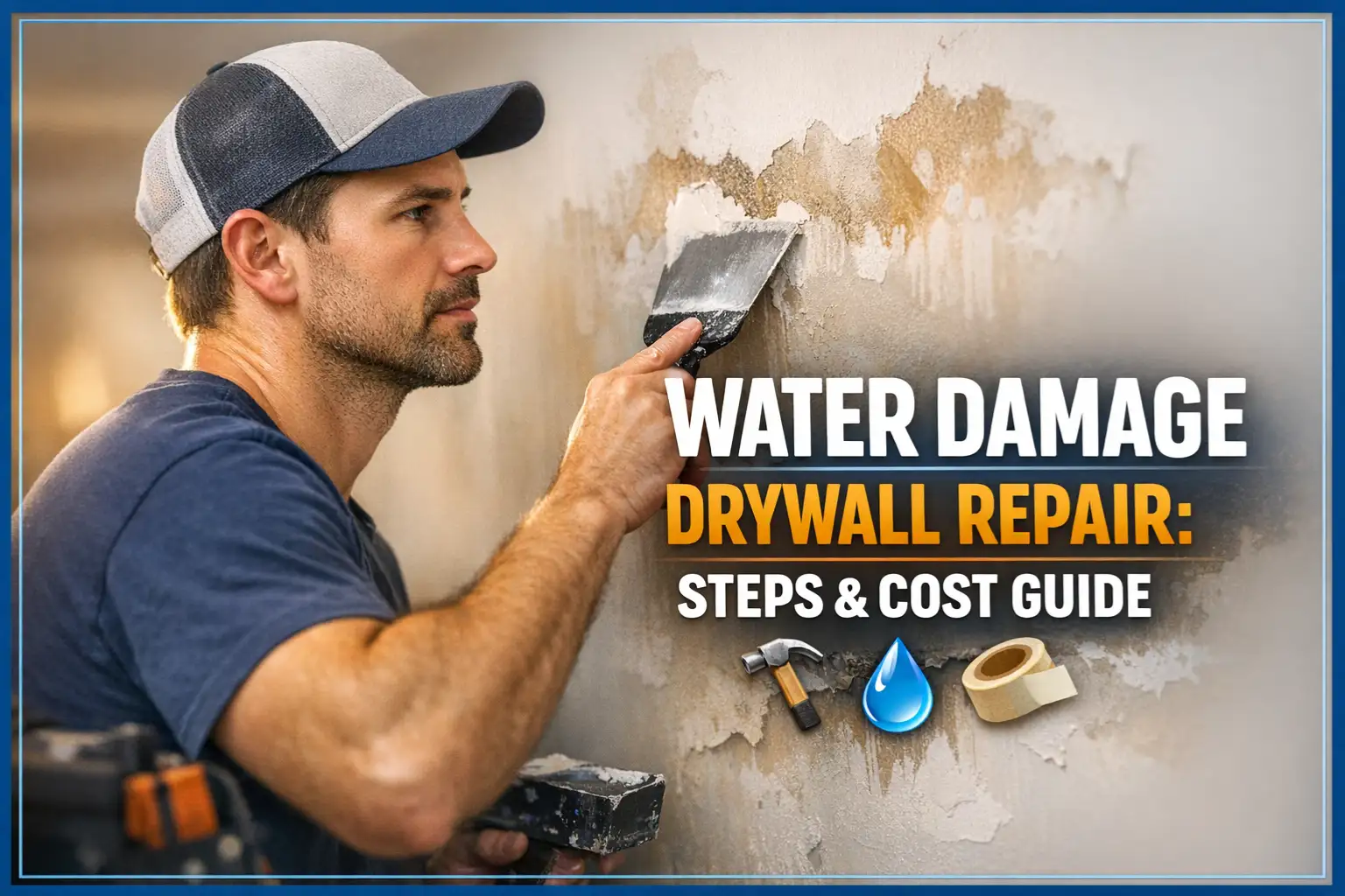 Water Damage Drywall Repair Steps & Cost Guide