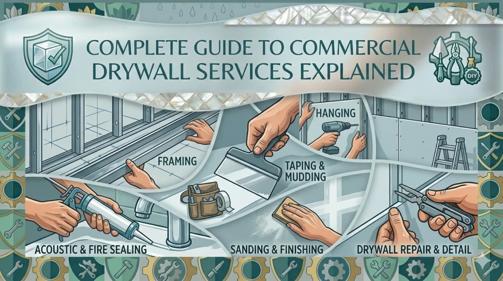 Complete Guide to Commercial Drywall Services Explained