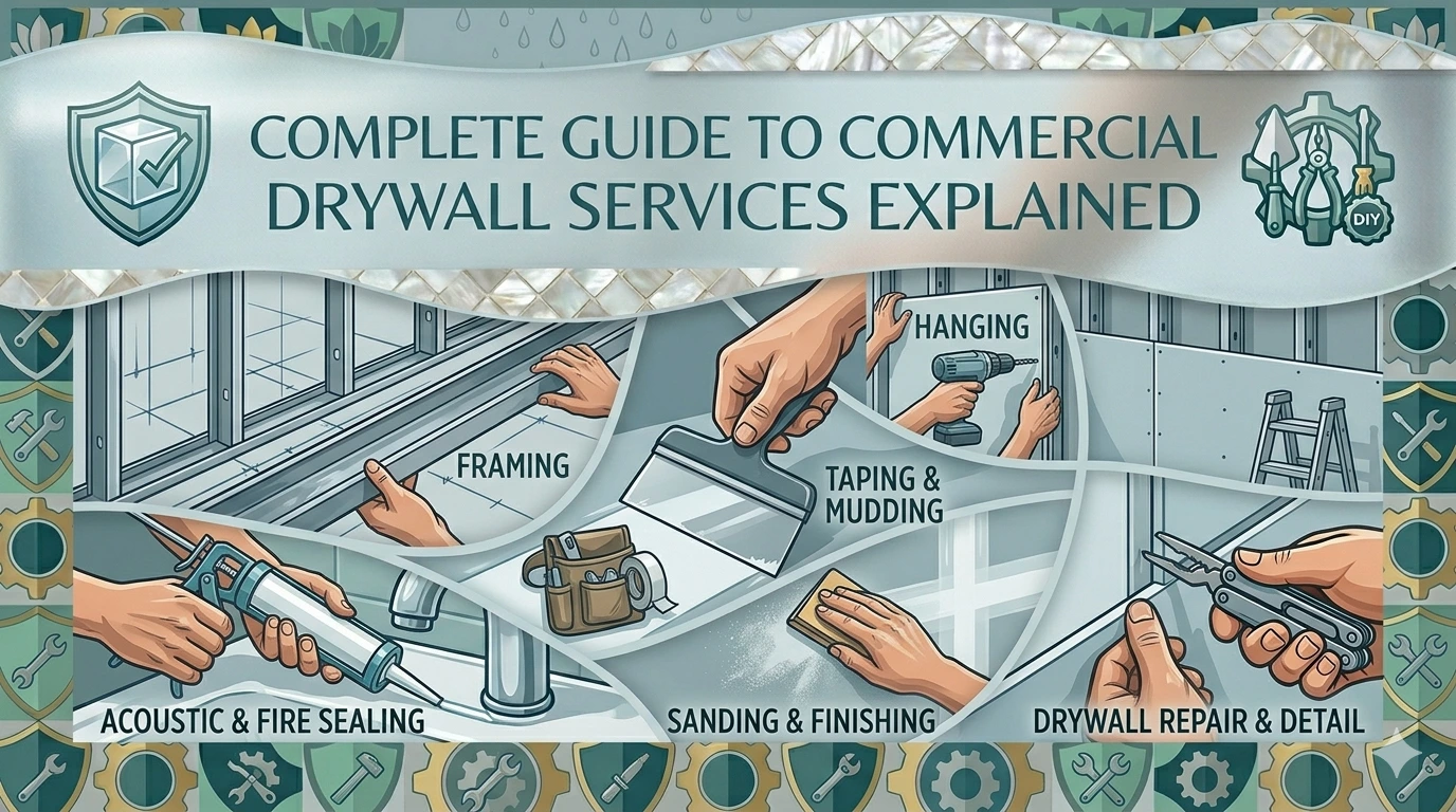Complete Guide to Commercial Drywall Services Explained