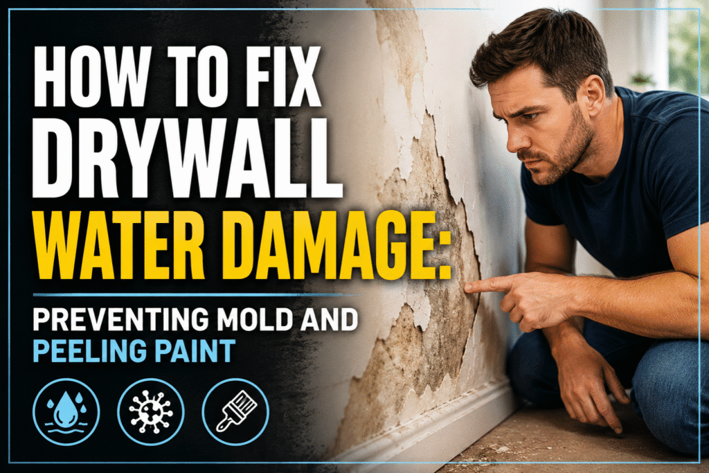 How to Fix Drywall Water Damage: Prevent Mold & Paint