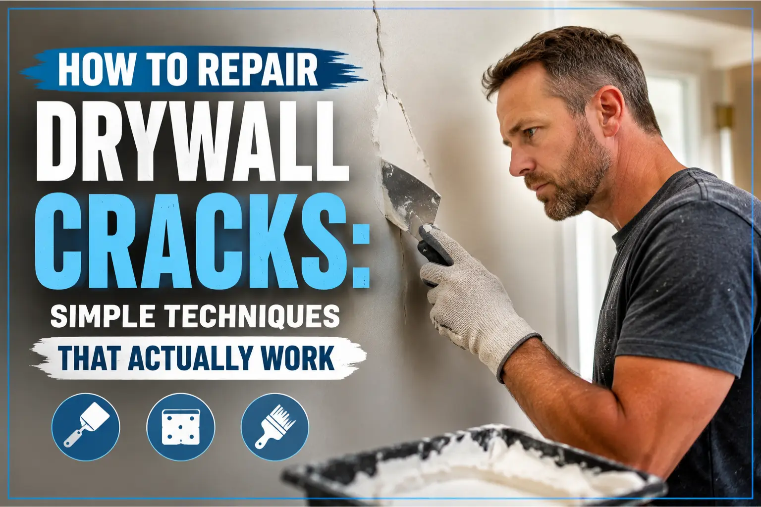 How to Repair Drywall Cracks: Simple Techniques That Actually Work