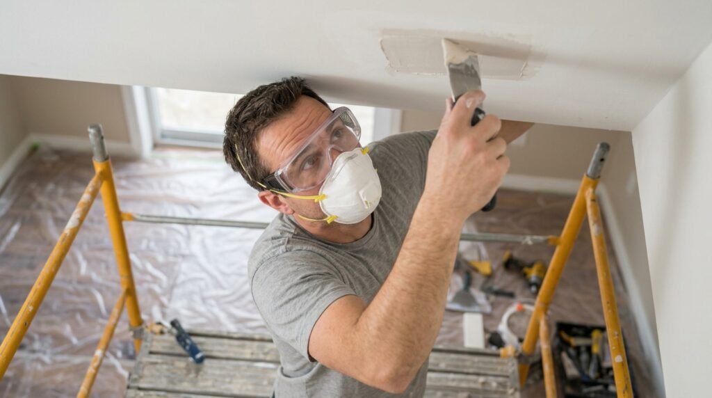 Ceiling Drywall Repair Is Its Own Thing