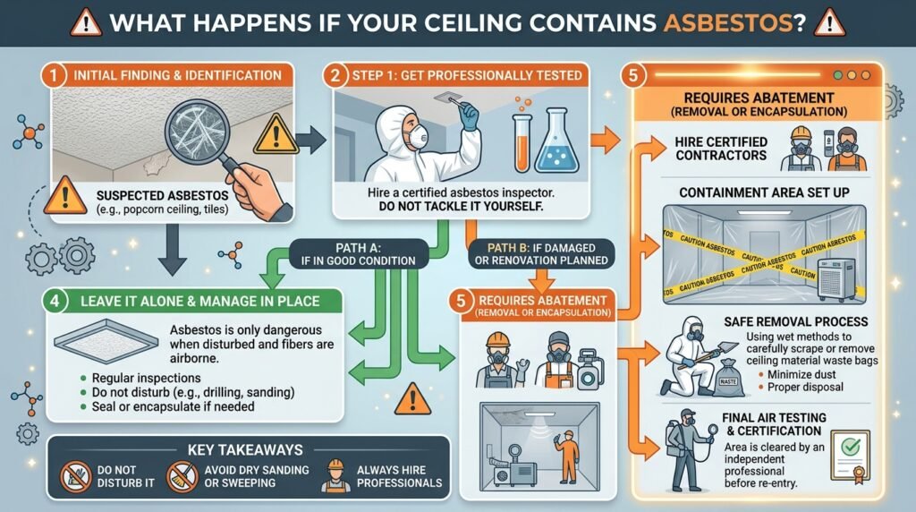 What Happens If Your Ceiling Does Have Asbestos