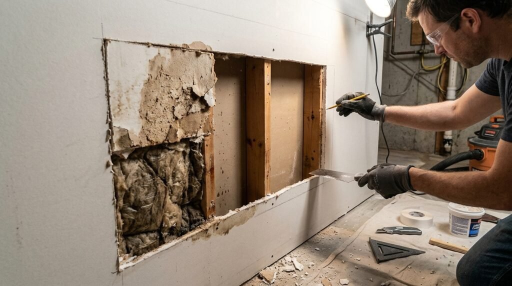 Dealing With Damaged Drywall Underneath