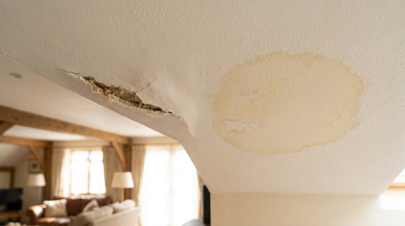  Water-Damaged Ceiling in Dallas? When Drywall Can Be Repaired and When It Must Be Replaced