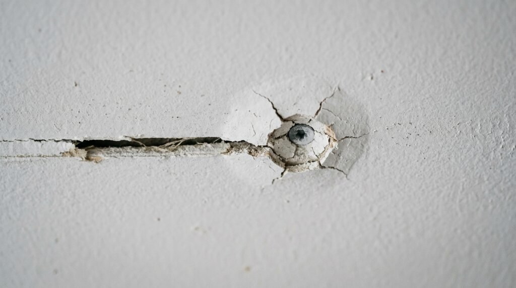 What Causes Ceiling Drywall to Pull Away or Pop