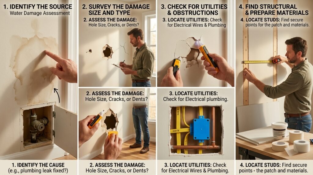 What Should You Check Before Repairing the Drywall